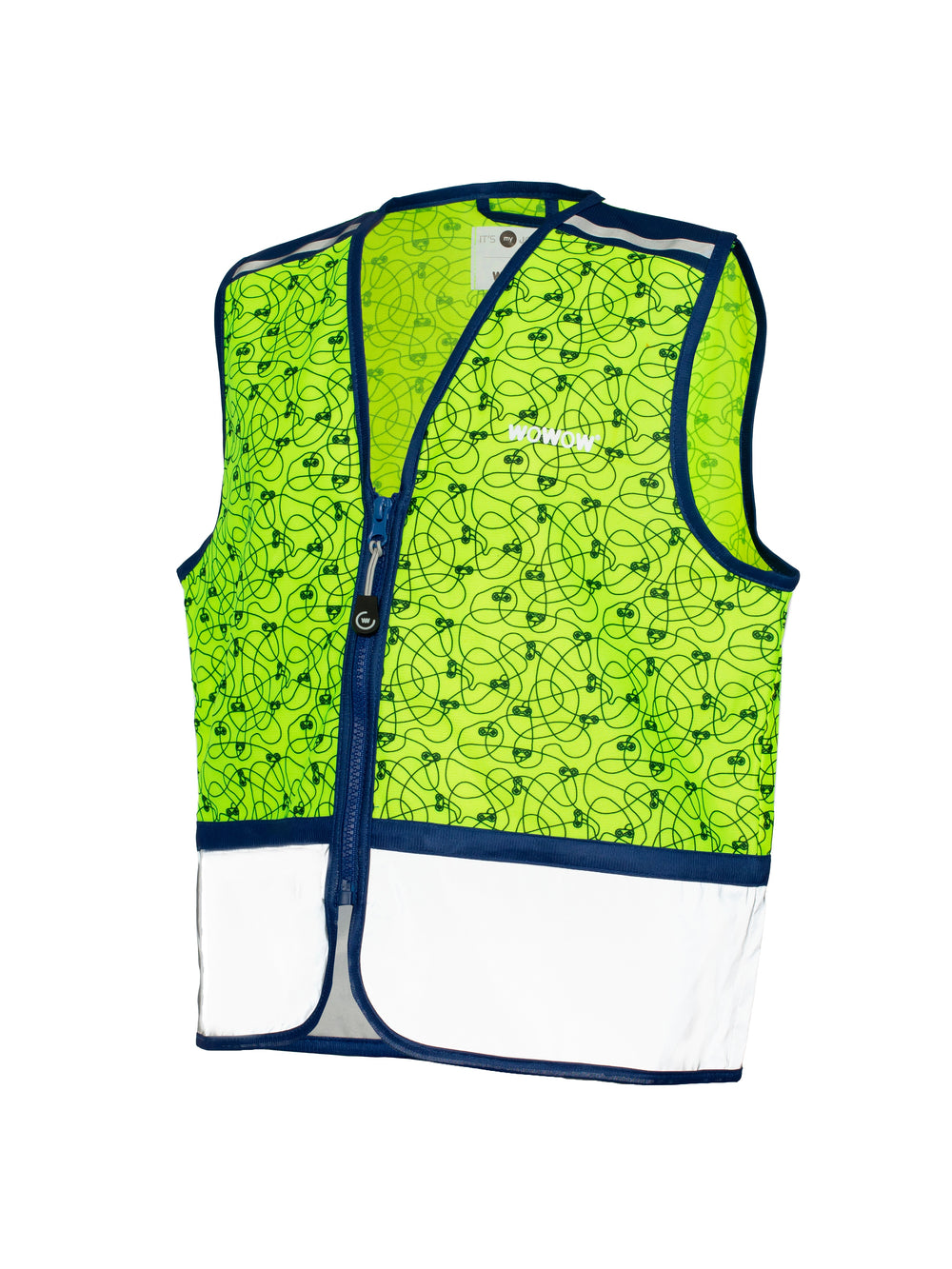 Wowow children's vest zippy yellow m