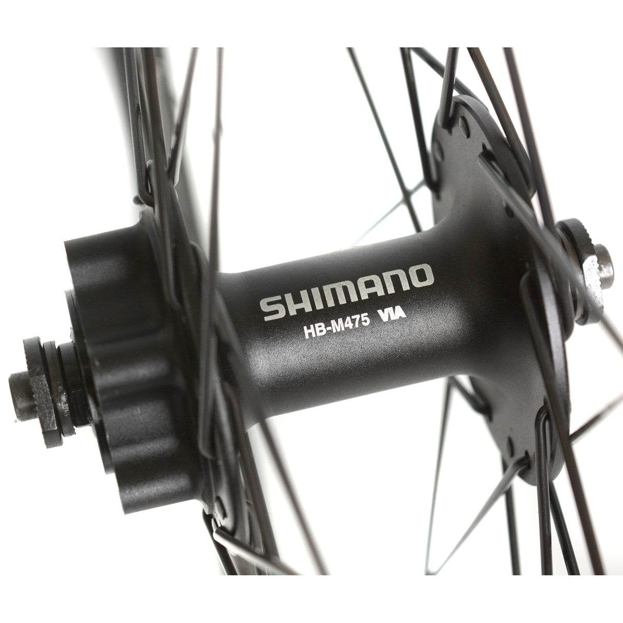 SHIMANO VELOX Rueda delantera 28 Gravel 19 M475 Disco 100 mm QR