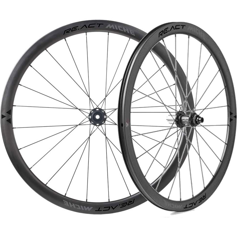 Miche wielset re.act disco disco sin cámara shimano pase