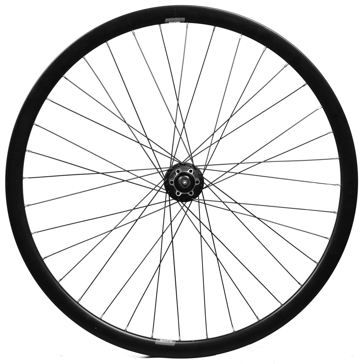 Qibbel forhjul 28 DISC 475 HUB SOM SOGNAGE HOLCH 19 RIM 36G SORT