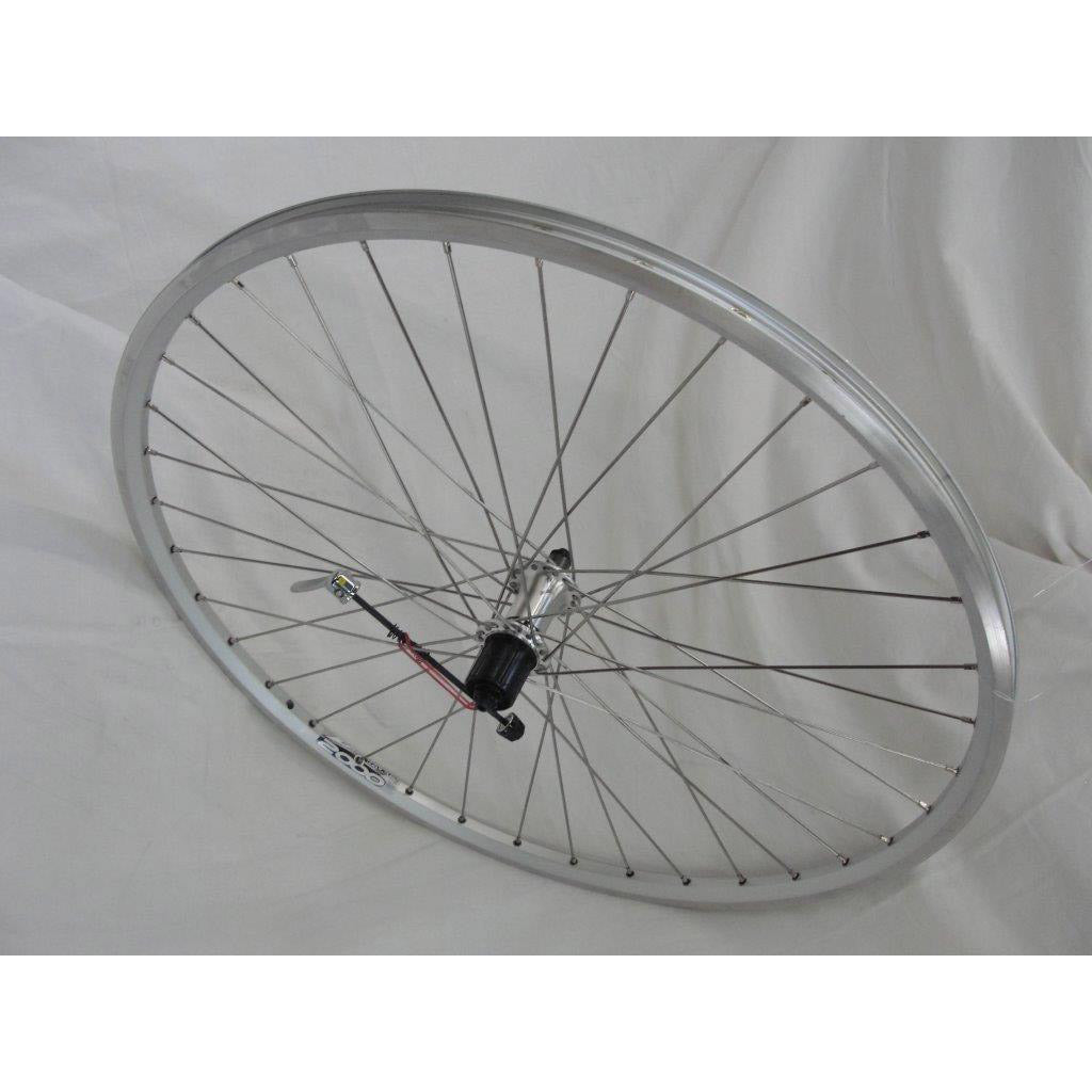 Roue arrière 28 622 Cass. Échec 7V ZAC-2000 13 Argent en acier inoxydable