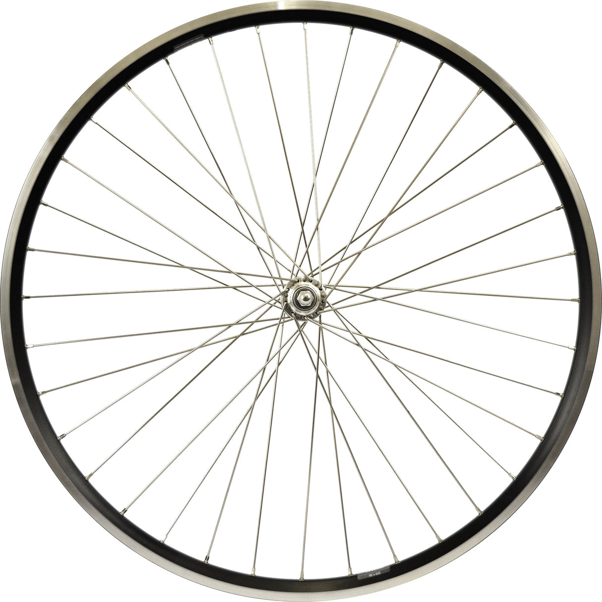 ruota anteriore da 28 pollici ZAC2000 in alluminio nero