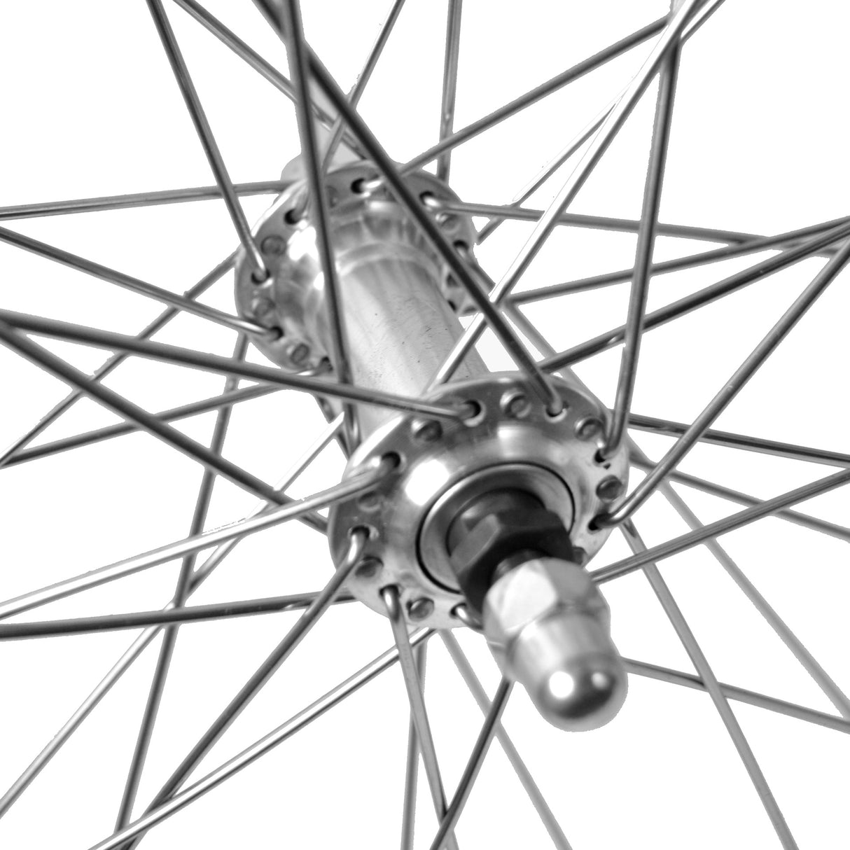 ruota anteriore da 28 pollici ZAC2000 in alluminio nero