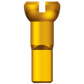 SAPIM SPAAK Nippel 14 Polyax 14 mm gelbes Aluminium (100.)