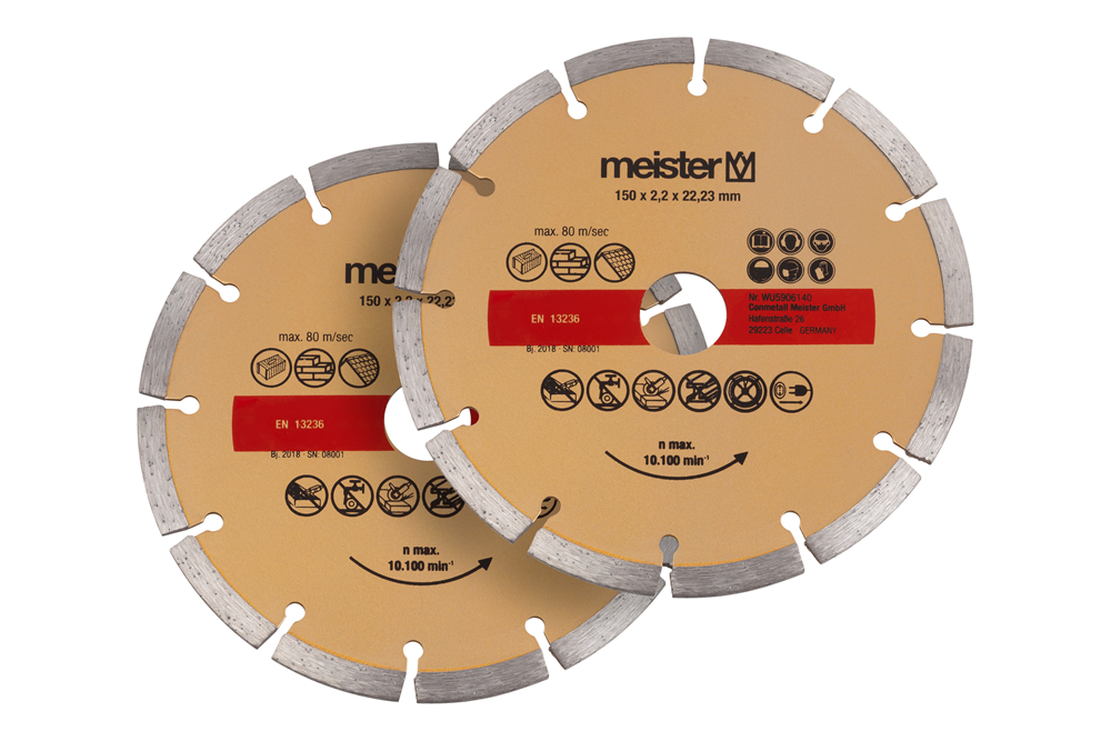 Meister diamantslijpschijf 150x22.2 2dlg w - wu5906140