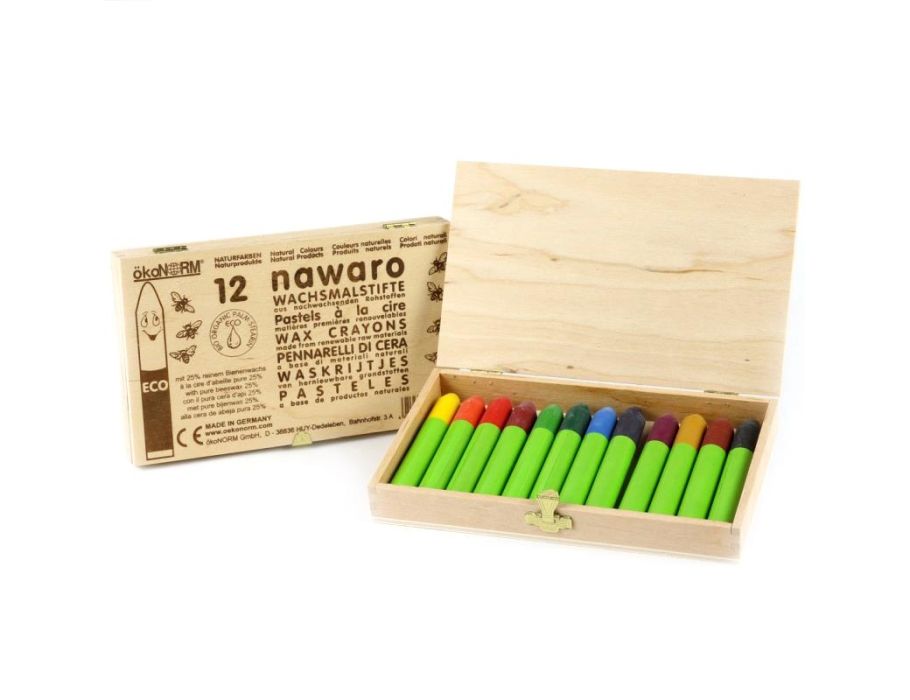 Ökonorm wax crayons - gift box - 12 pieces