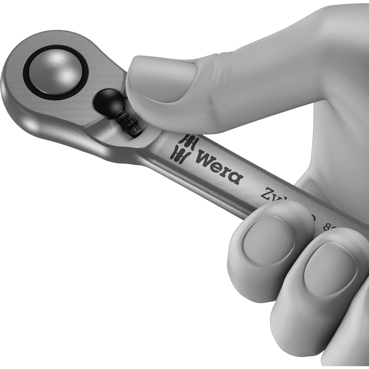 Wera 8004 A Zyklop Metal Ratchet with Switch Lever 1 4