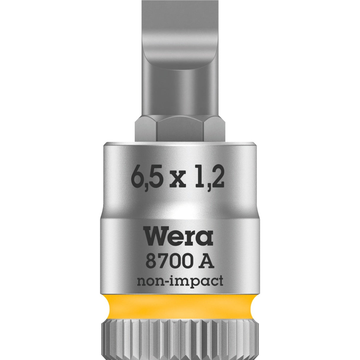 Wera 8700 A FL Zyklop slotted screw bit socket 1.2x6.5x28m