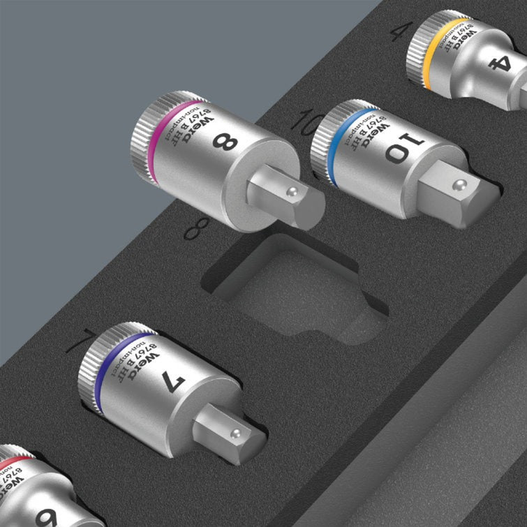 Wera 9723 Inserto schiumoso con Zyklop B 3 8 BI