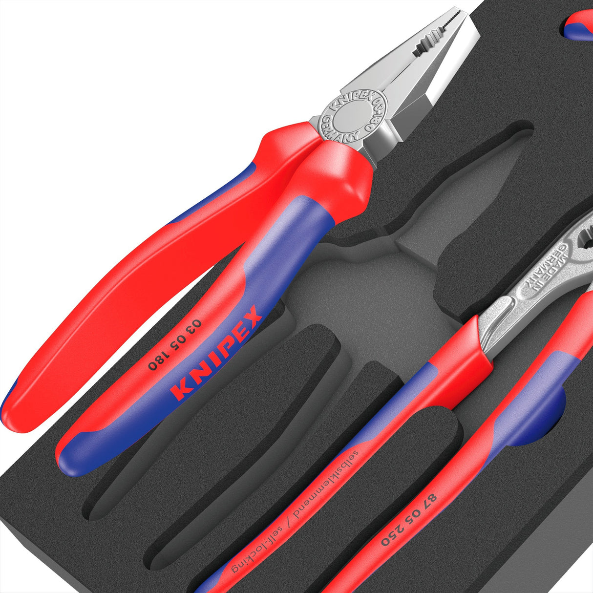 Wera 9780 Schaumeinsatz mit Knipex Tangen SE