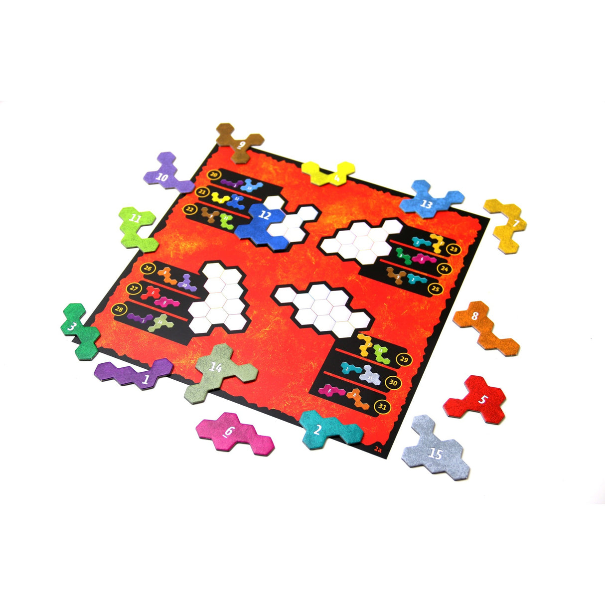 Jeux gobelins blancs ubongo solo