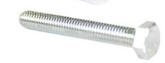 Xtrabike bolt hexagon m6x45 stainless steel