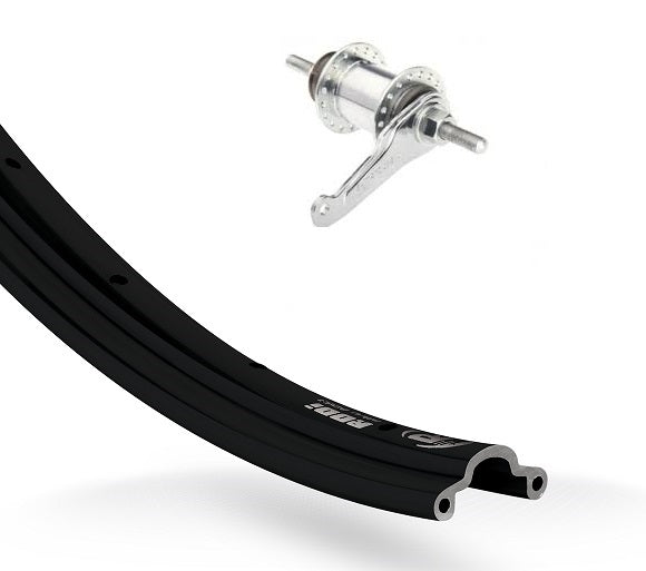 Roue arrière Kt 28x1 1 2 moyeu de frein shimano