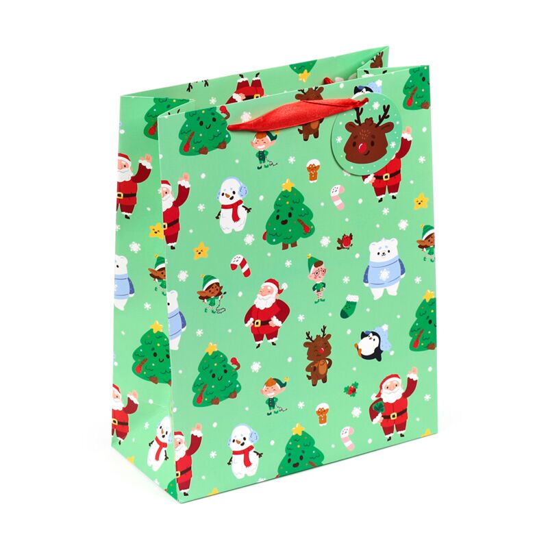 Jingle Christmas gift bag large