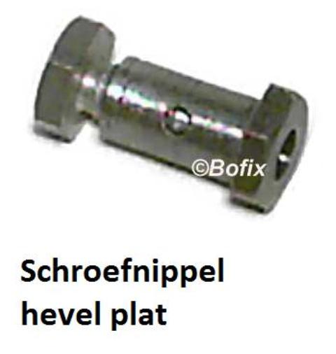 Bofix screw nipple domino for lever flat