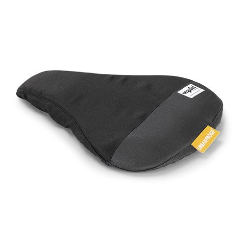 cubierta de silla de montar reciclada gris negro universal