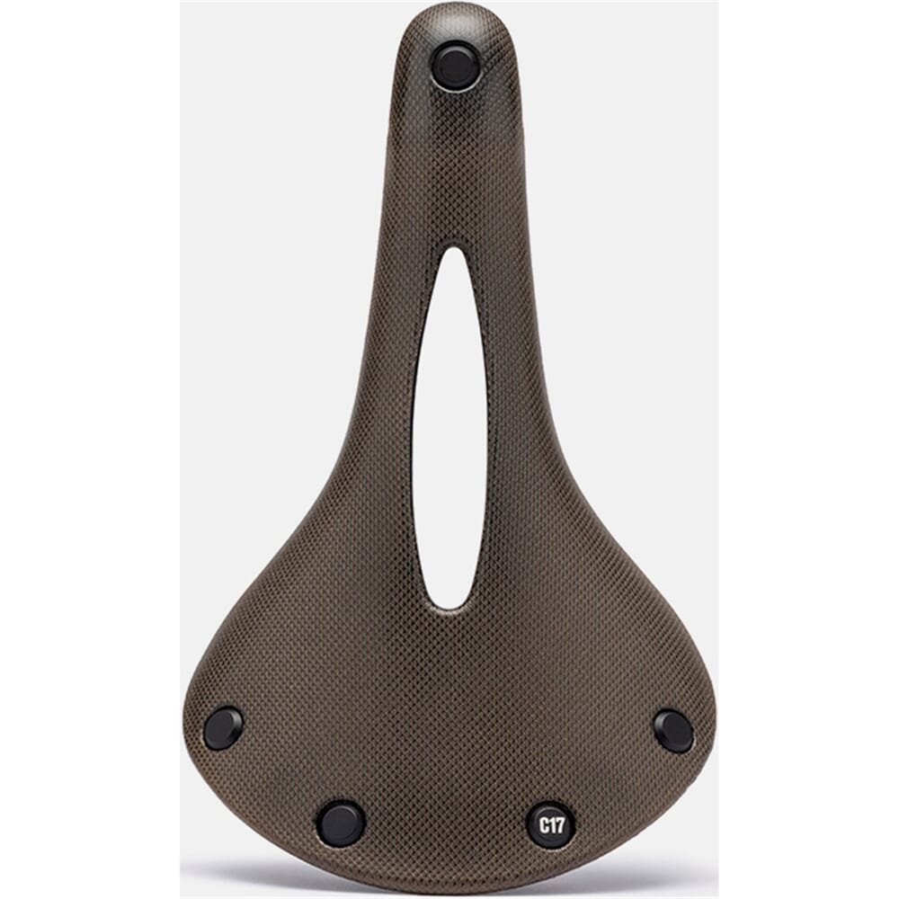 Brooks Saddle C17 intagliato marrone