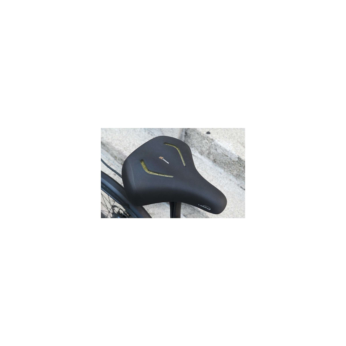 Selle royal saddle lookin evo relaxed stracciatella black