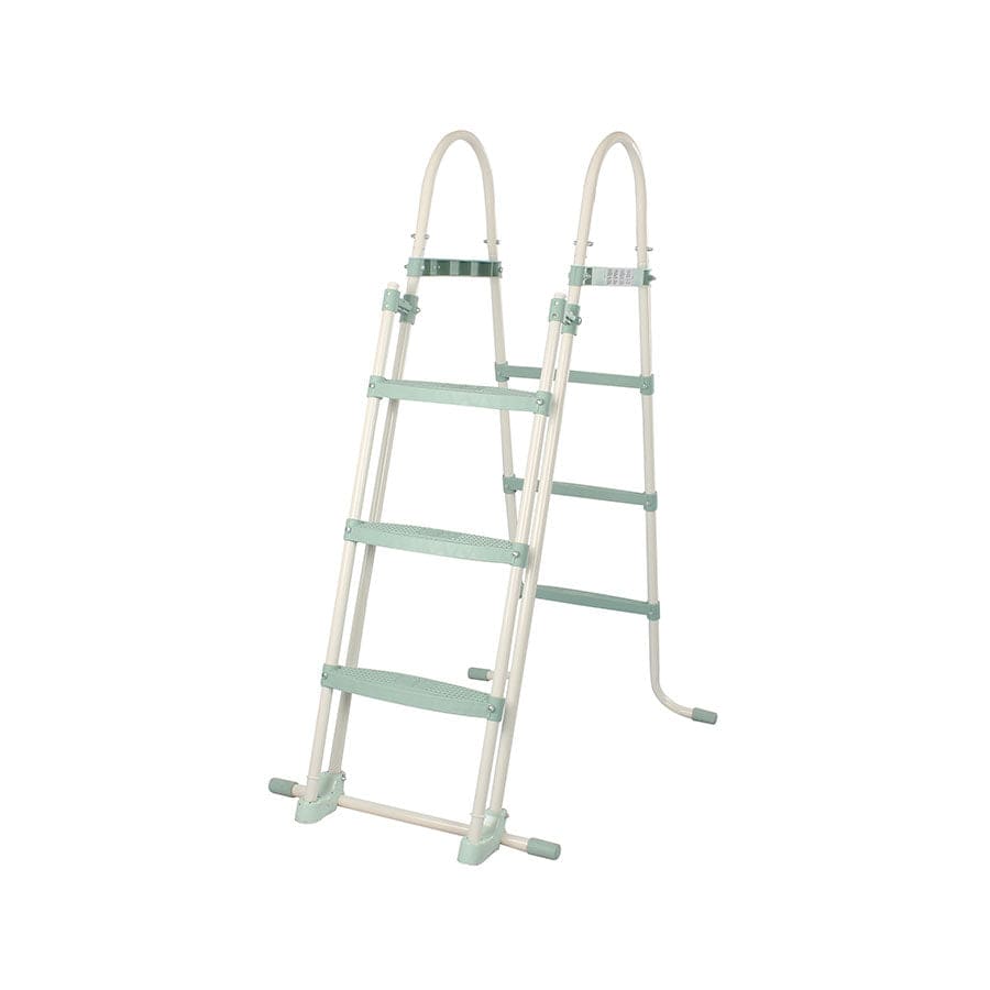 Swimming pool ladder plastic green 107 cm