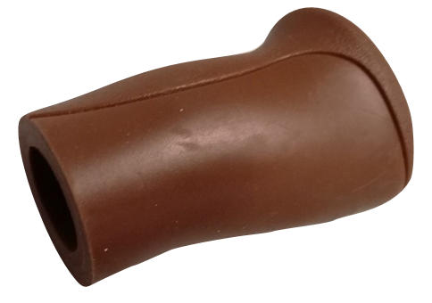 Gazelle grip left right 80mm aero light brown