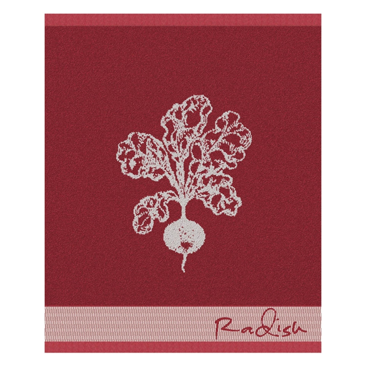 Ddddd kitchen towel radish red 6 pcs