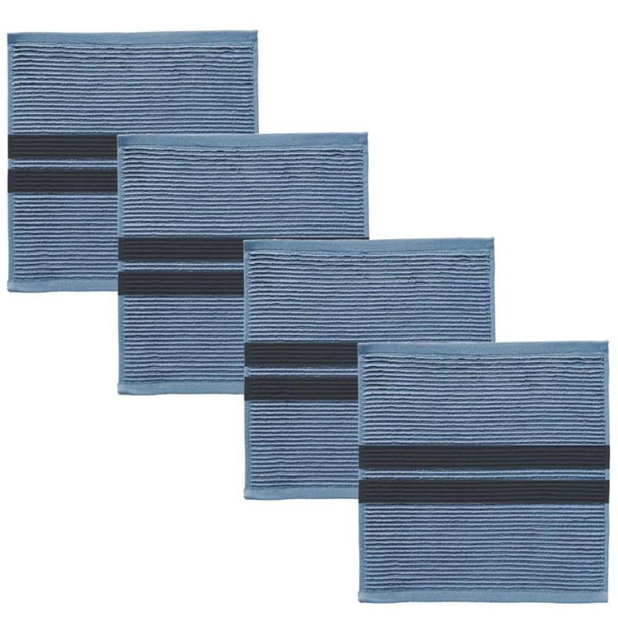 Ddddd dishcloth baxter 30x30cm denim 4pcs