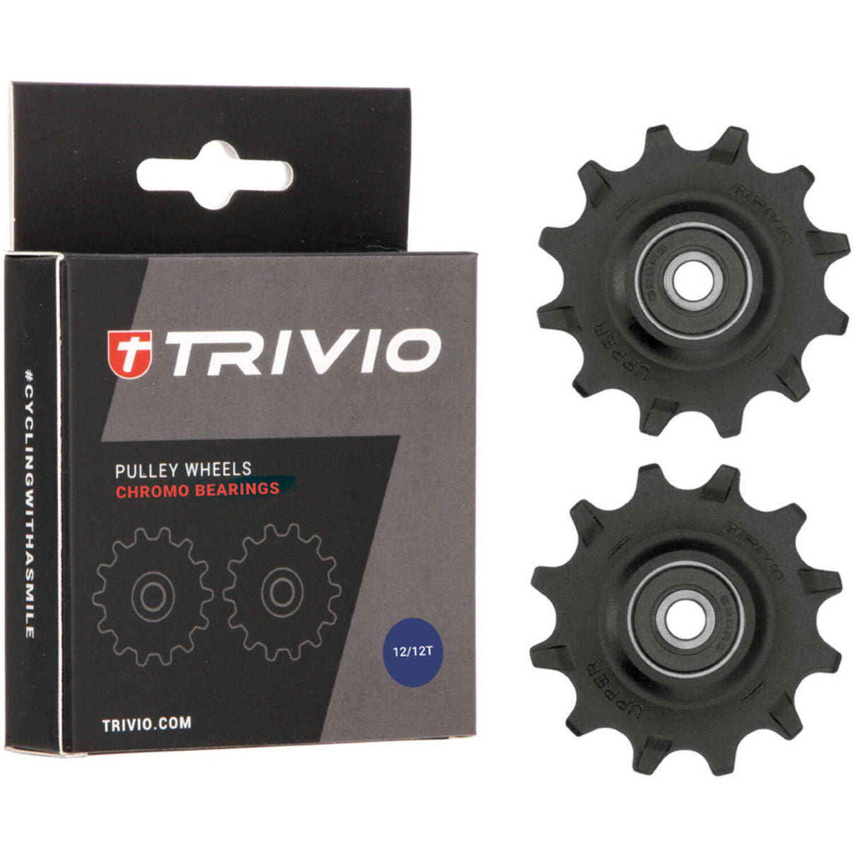 Trivio - derailleur wheels 12 12t chromo bearings
