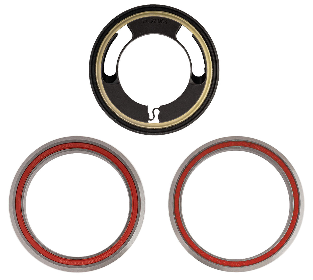 Juego de cojinetes de cabeza Acros is52 is47 pasante por cable para cubo