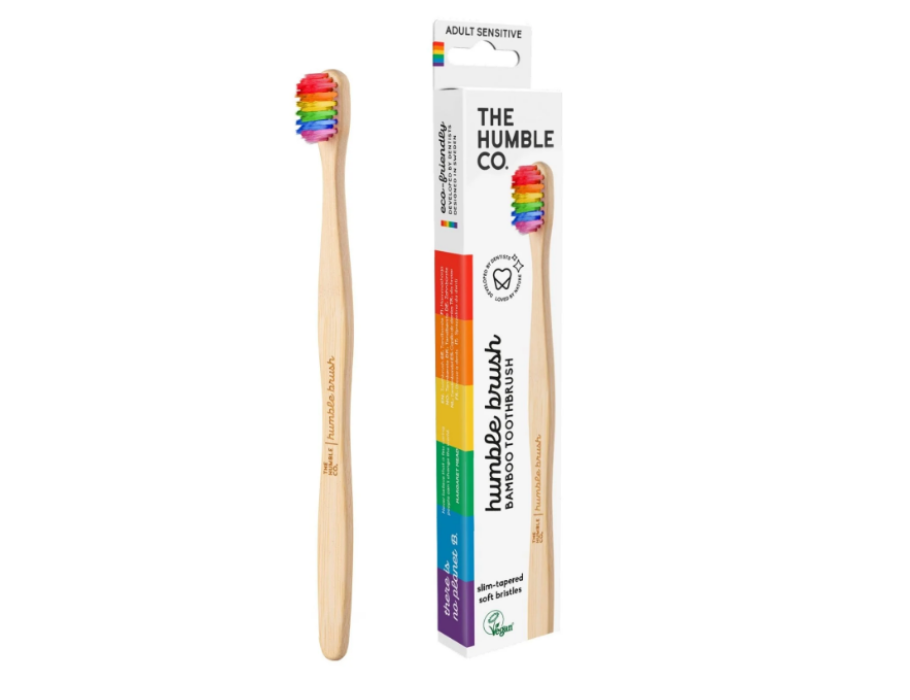 The humble co. toothbrush bamboo - sensitive - proud