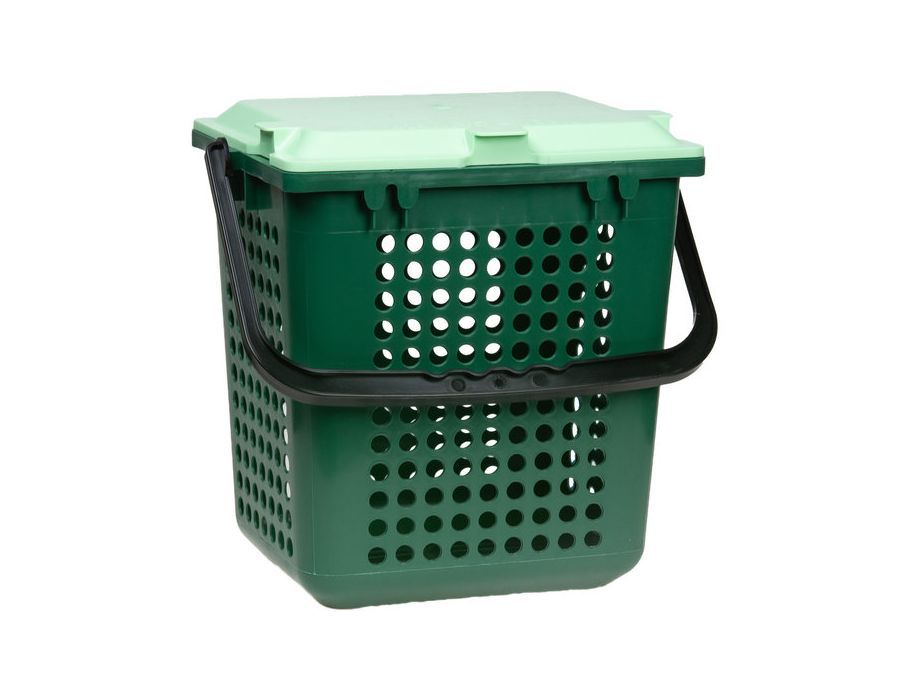 Biomat organic waste container airbox with air holes - 26 x 19.8 x 25.6 cm - 7 l