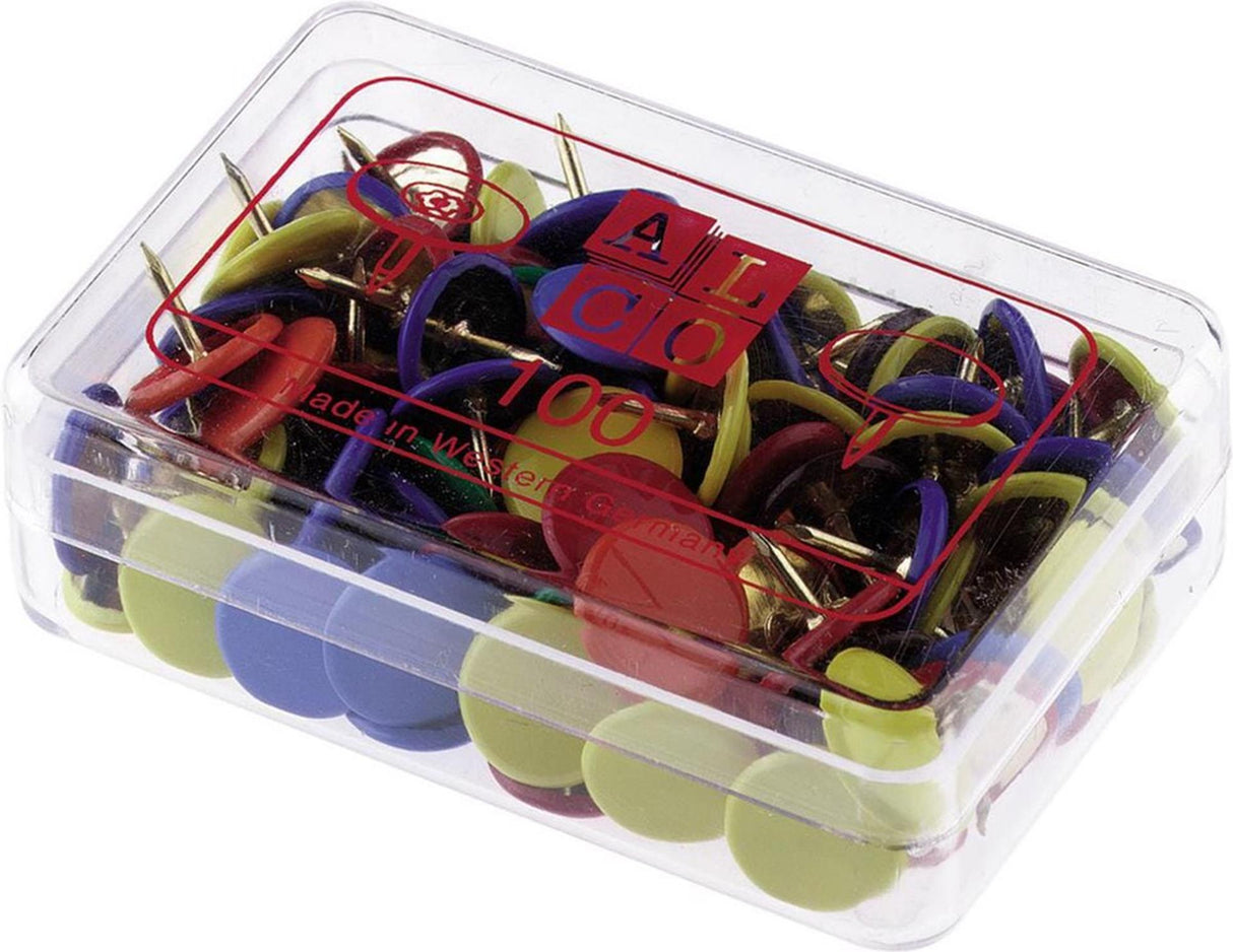 Alco punaises assorti doos a 100st.