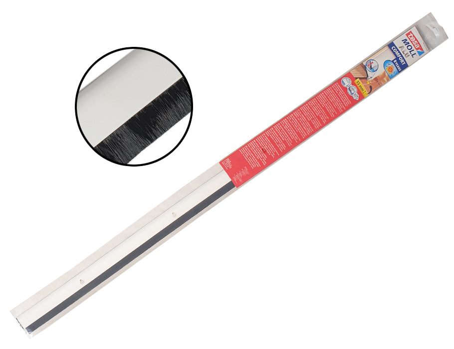 Rockshox -Türbürste mit Federsystem - 100 x 4 cm - Weiß