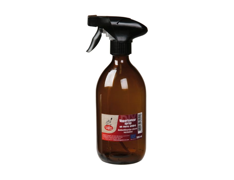 La droguerie écologique glass spray bottle - 500ml - amber