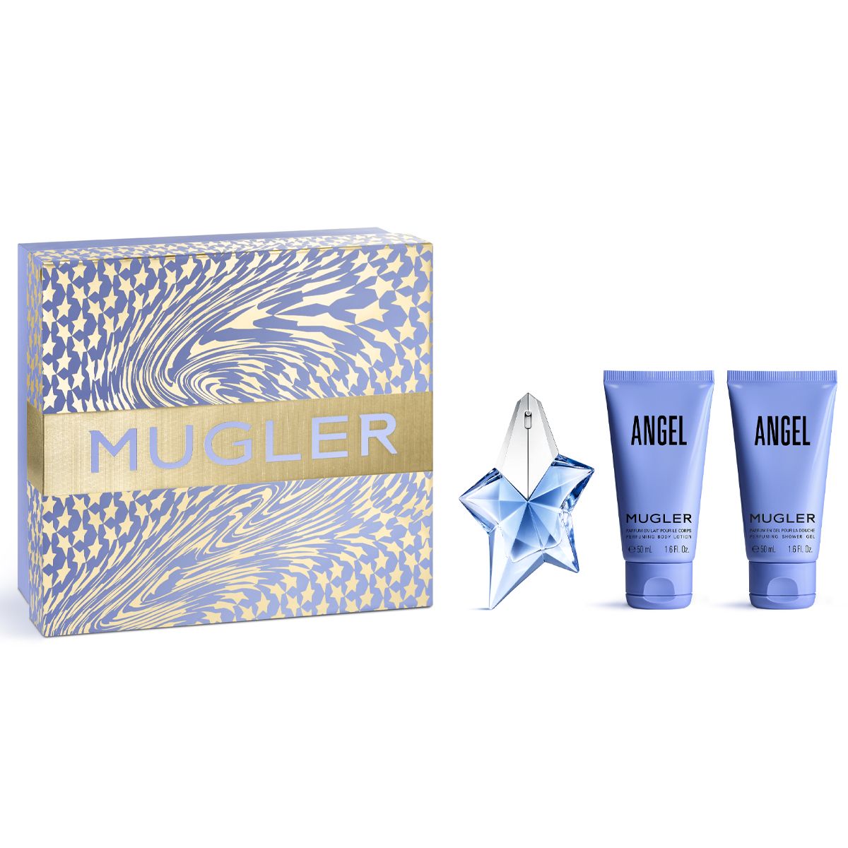 Thierry mugler angel geschenkset eau de parfum 25ml + bodylotion 50ml + douche 50ml dames