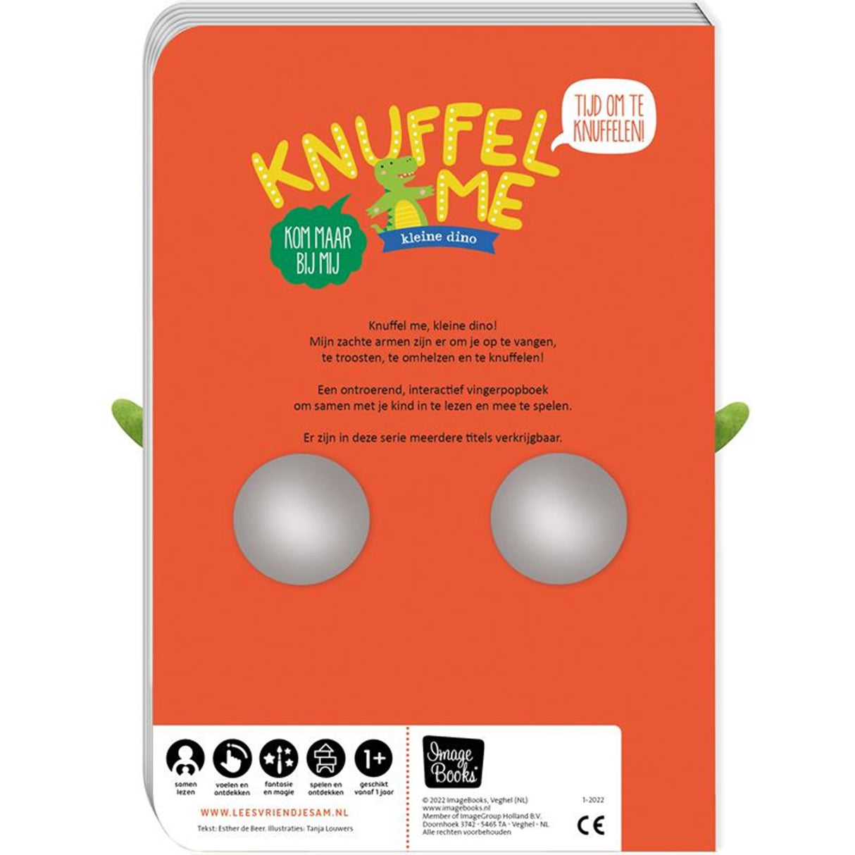 Imagebooks boekje knuffel me - kleine dino