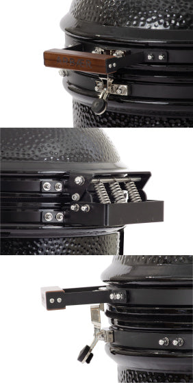 Arbaer Kamado grande solo Ø 21 pulgadas sin marco de cerámica negra