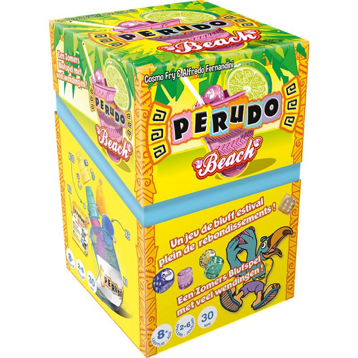Asmodee Perudo Beach Dice Game