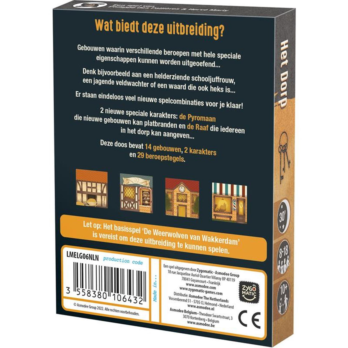 Asmodee The Werewolves of Miller's Hollow The Village Card Game Expansion