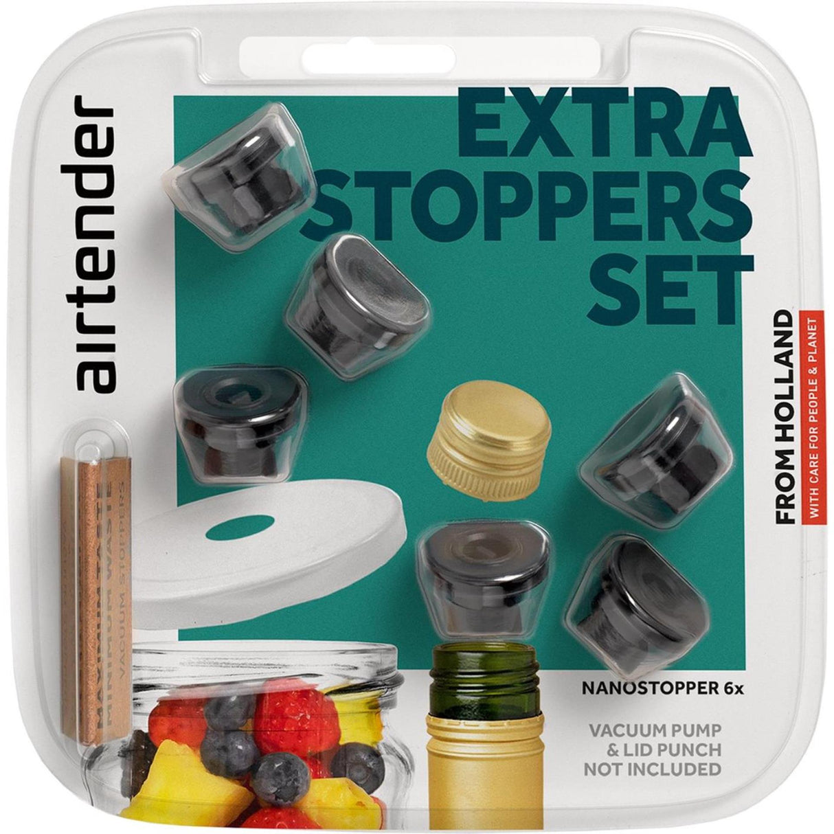 Airtender Nanostopper Extra Stoppers Set of 6
