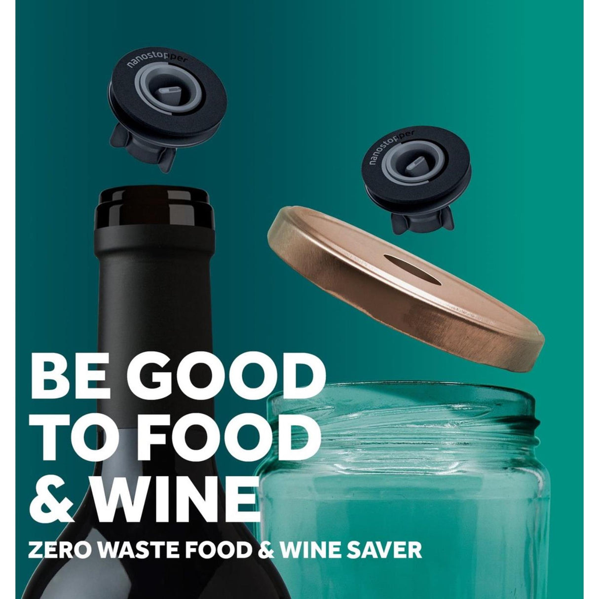 AirTender Vacuum set para vino de comida - caja de regalo