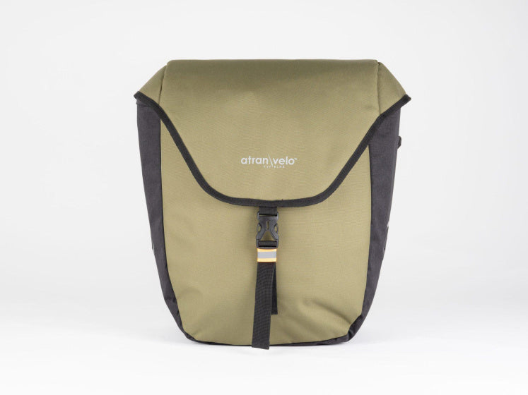 Atran Velo Zap Sac à vélo unique avec adaptateur AVS 25L Groen