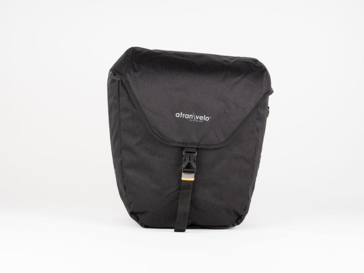 Atran velo Zap Single Pannier With AVS Adapter 25L Black