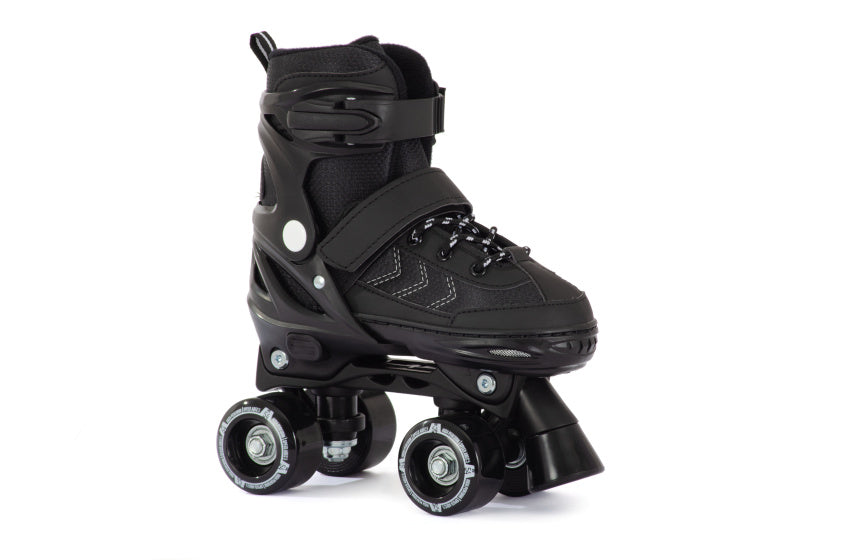 Aventuri patins à roulettes réglables botte semi-souple noir taille 35-38 (m)