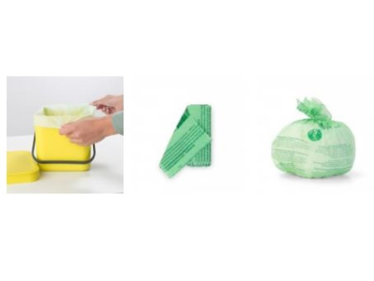 Brabantia perfectfit composting waste bags s 6l 10 pieces