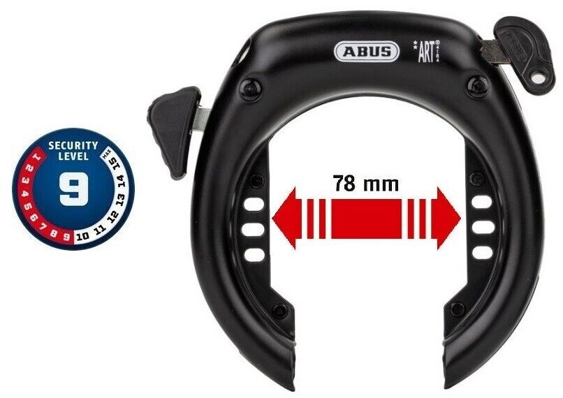 Abus Shield 5650L Rahmenschloss Art-2 4184 schwarz extra breit OEM