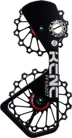 Kcnc jockey wheels system with ceramic bearings
