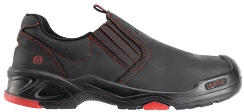 Baak brian instapper 6341 s3 werkschoen | zwart rood | maat 40 - 4031783009085