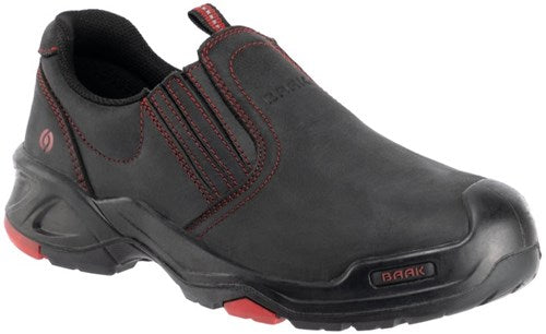 Baak brian instapper 6341 s3 werkschoen | zwart rood | maat 44 - 4031783009122