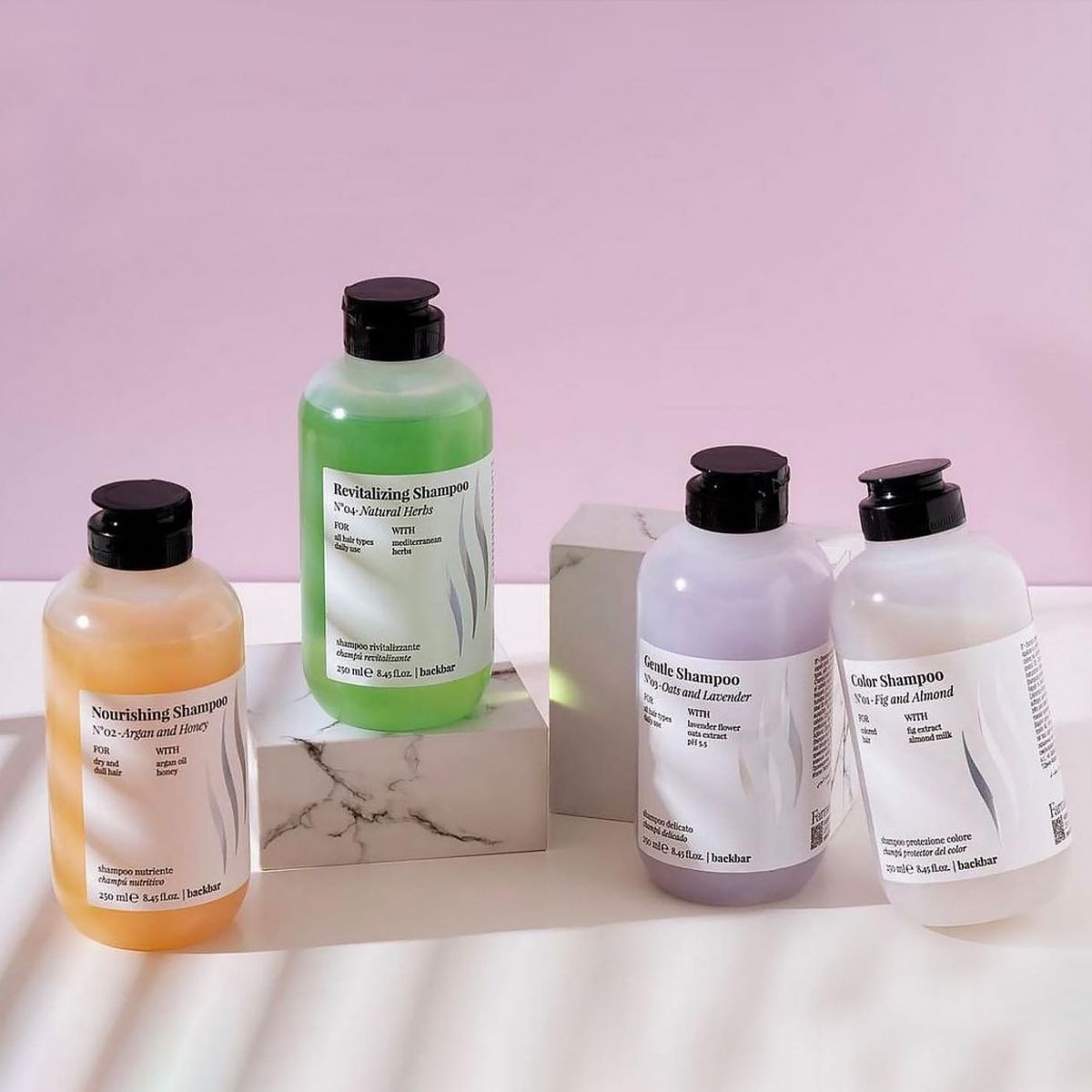 Farmavita backbar revitalizing shampoo n°04 natural herbs 250ml