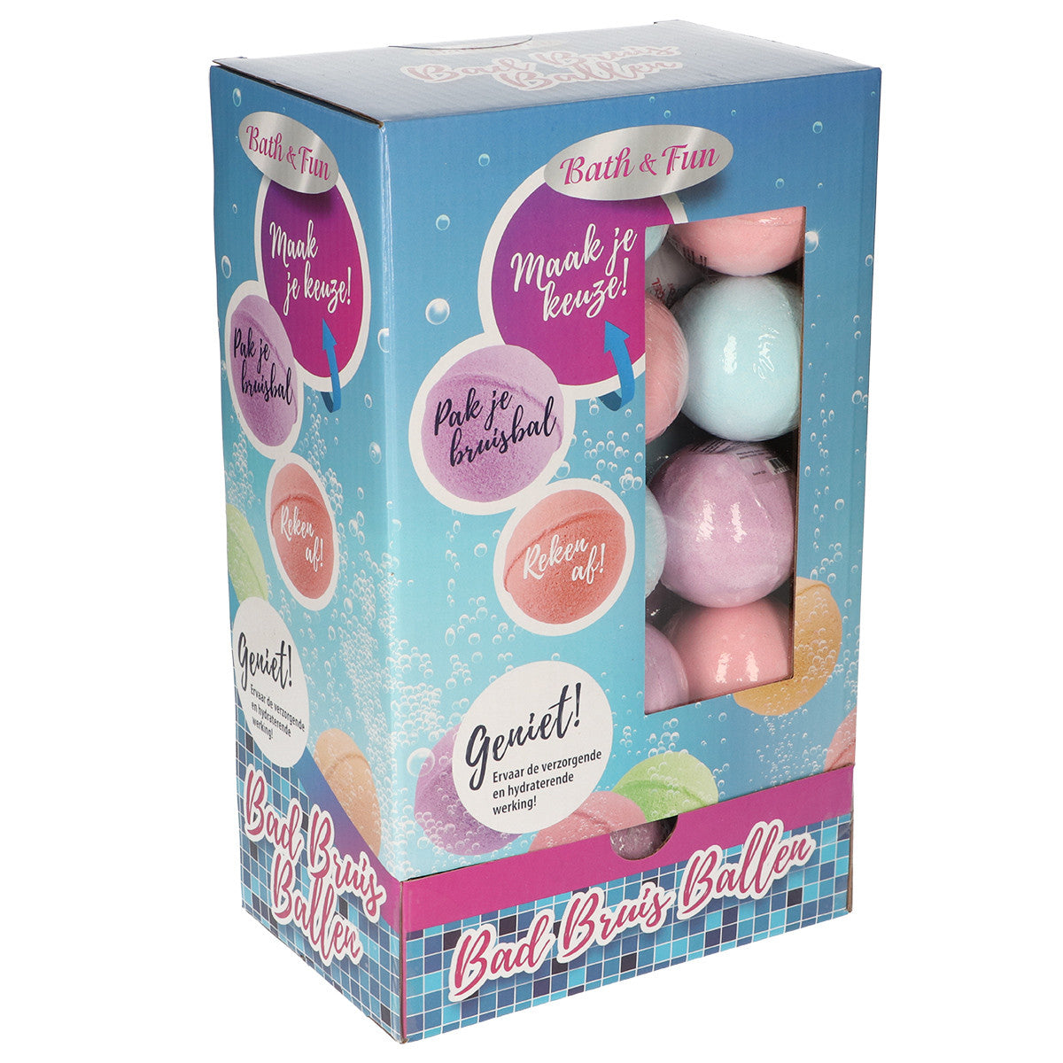 Bombes de bain Jvdl tube 80gr. 30 pièces